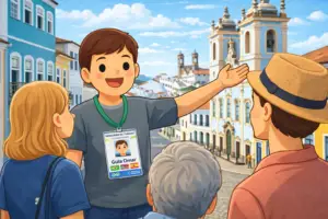 Guia de Turismo Regional Guiando no Centro Histórico