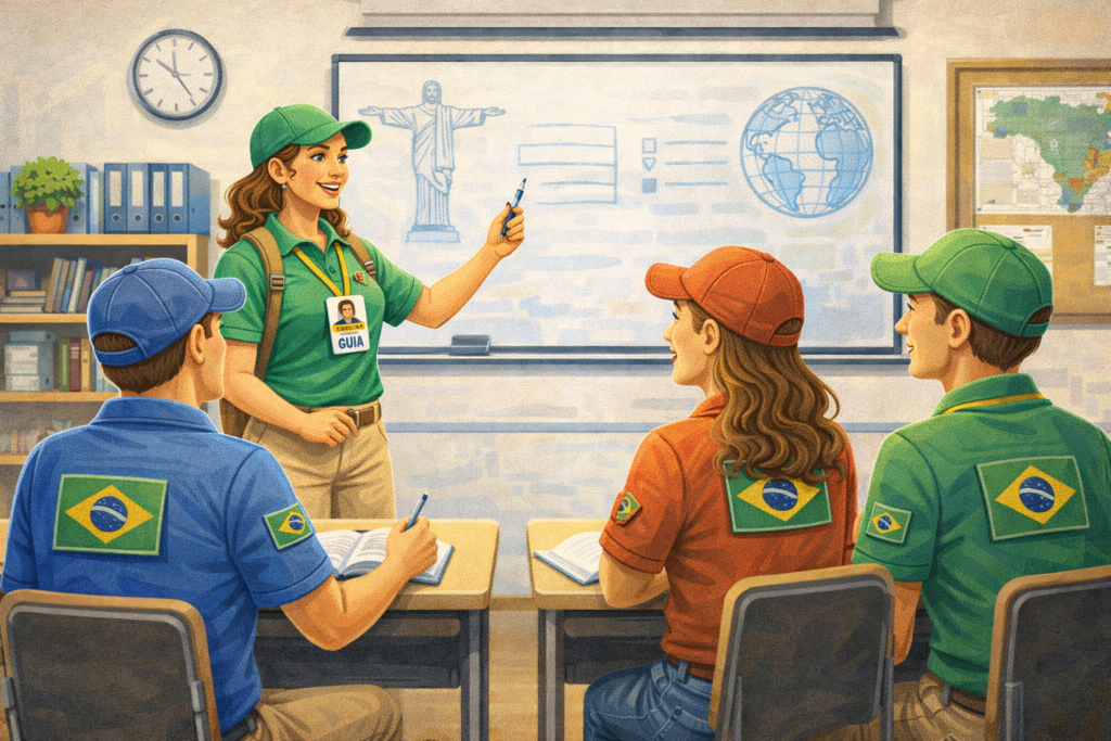 Guia de Turismo, Experiência e Especialização Guia de Turismo, Experiência e Especialização