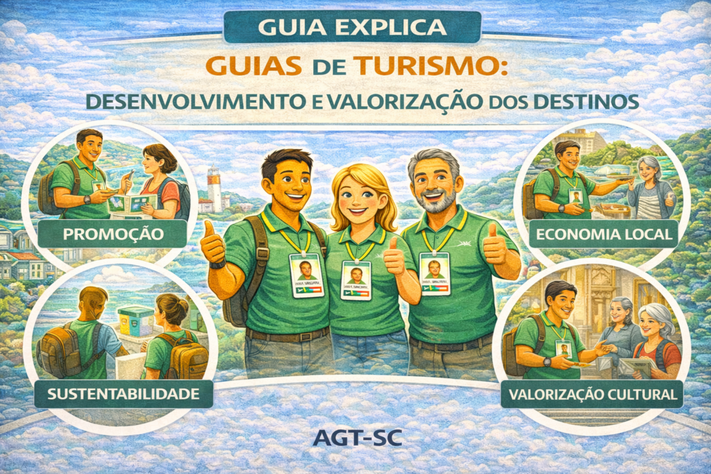 GUIAS DE TURISMO: DESENVOLVIMENTO E VALORIZAÇÃO DOS DESTINOS, AGT-SC Associação de Guias de Turismo de Santa Catarina