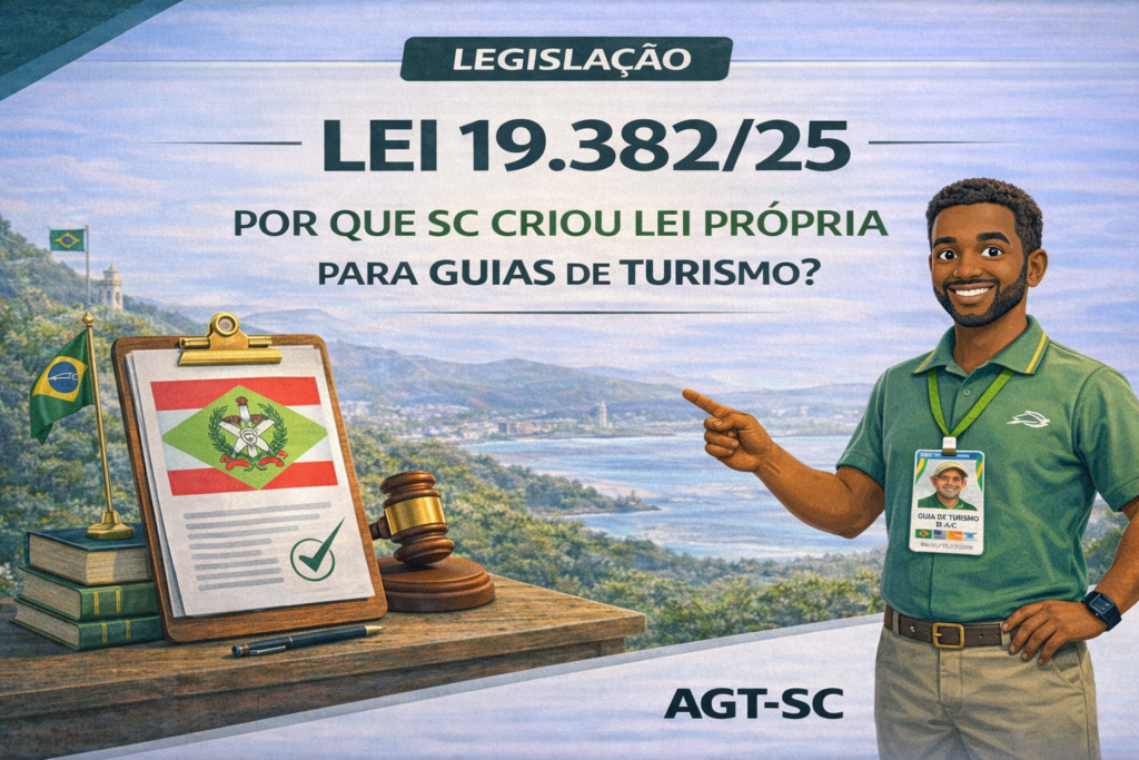 LEI 19.382/25: POR QUE SC CRIOU LEI PRÓPRIA PARA GUIAS DE TURISMO?