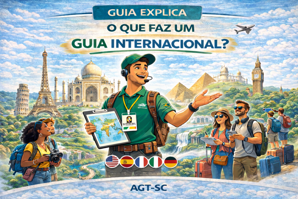 O que faz um Guia Internacional?, AGT-SC Associação de Guias de Turismo de Santa Catarina