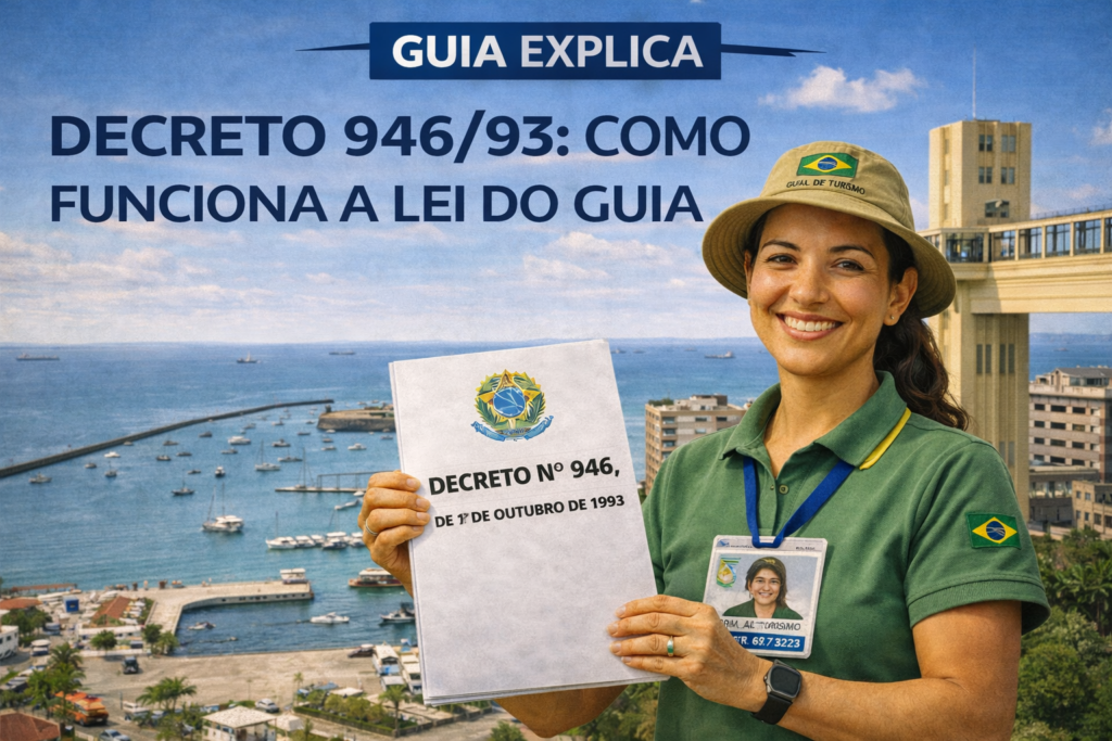 DECRETO 946/93: ENTENDA COMO FUNCIONA A REGULAMENTAÇÃO DO GUIA DE TURISMO