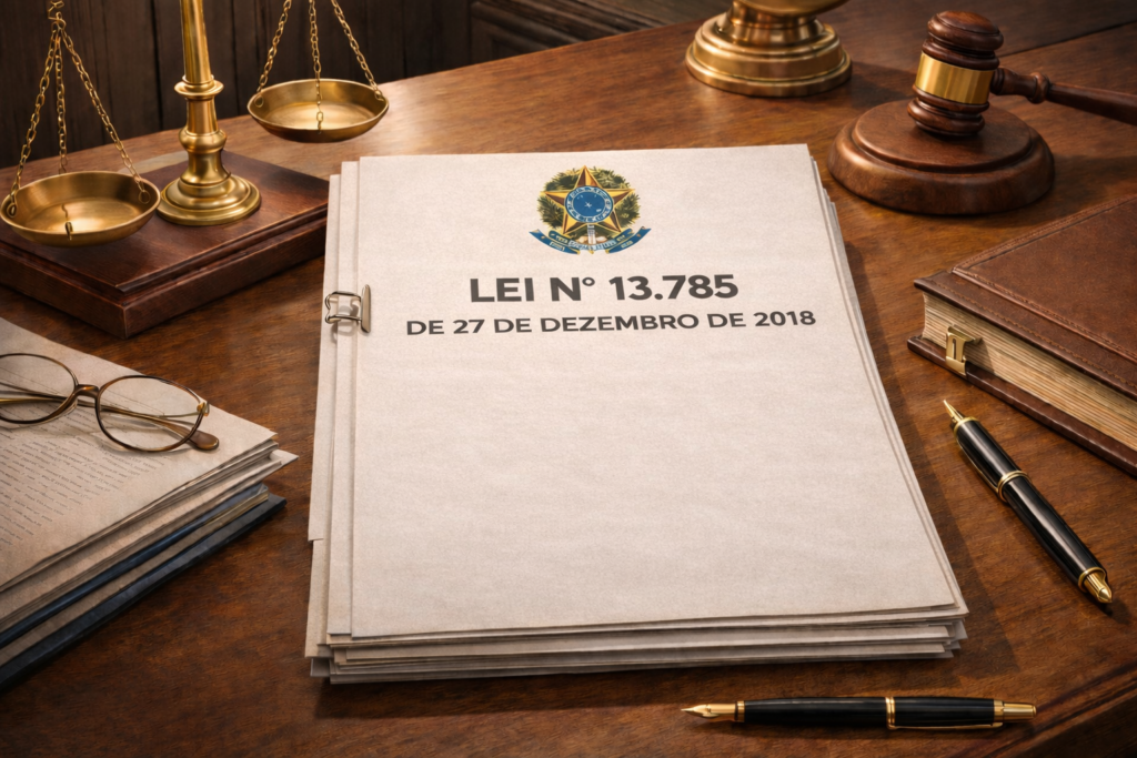 Lei 13.785 de 27 de dezembro de 2018 - Veiculo do Guia de Turismo